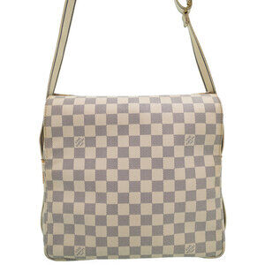 Louis Vuitton Damier Azur White Naviglio Shoulder Bag